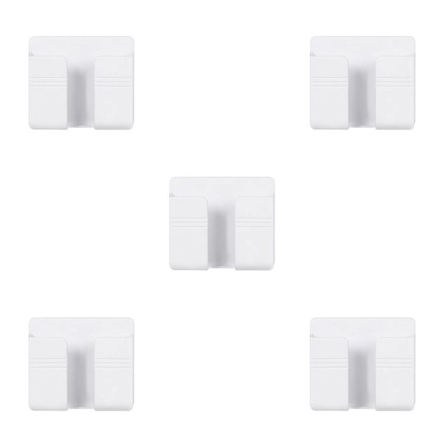 Ounissouiy Caja de control remoto Soporte de carga de teléfono de plástico montado en la pared Type5 NO5