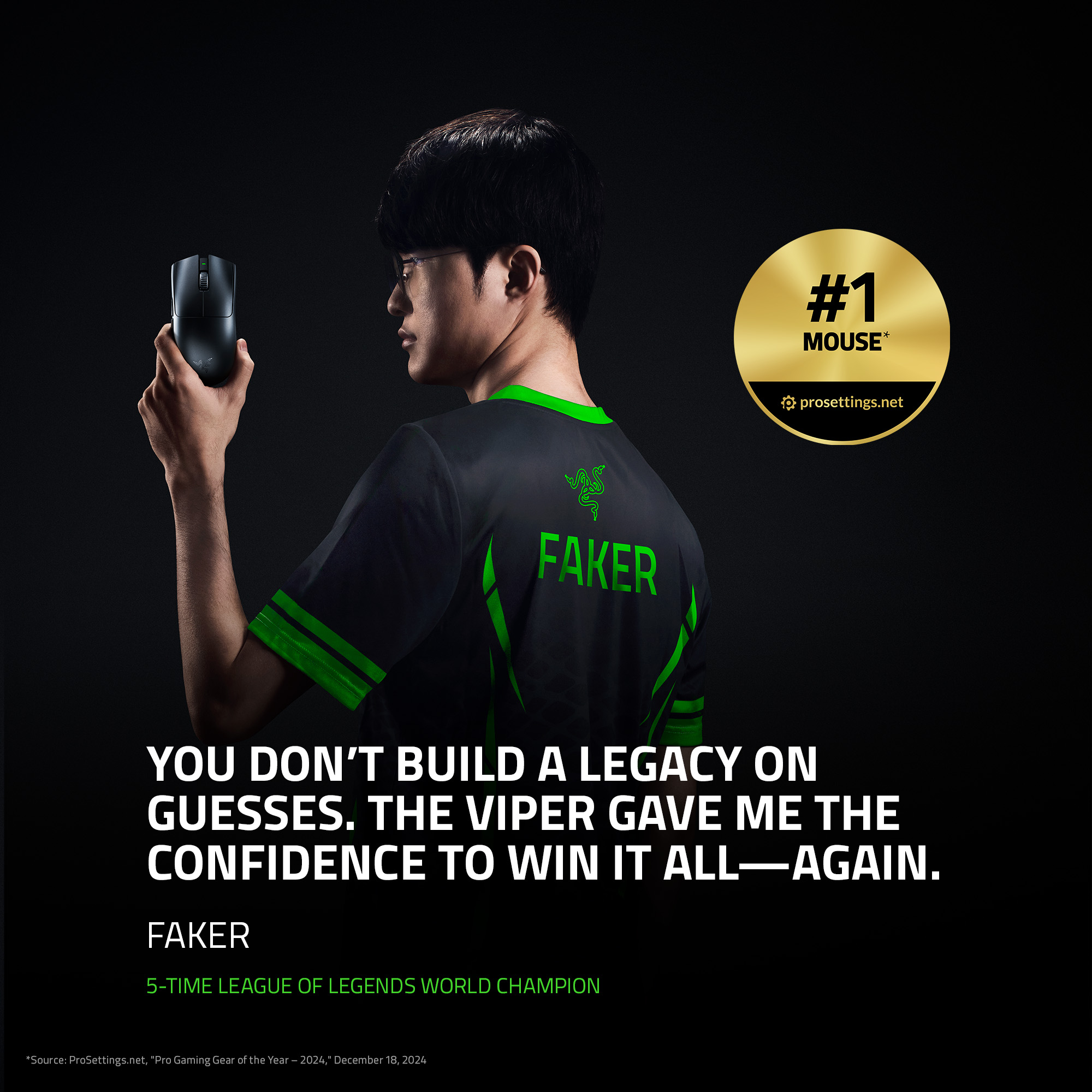 Razer Viper V3 Pro Ultra-Lightweight Wireless Gaming Mouse, White photo 2