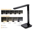 thumbnail image 4 of PureOptics LED VLED1700 Qi Wireless Charging LED Desk Lamp Dimmable, Black, 4 of 11