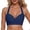 a-66Dark Blue8, variant on FINALGANG Womens Sweetheart Halter Wide Strap Solid Color Front Twist Padded Bikini Top Support Push Up Swim Top Classic Basic Swim Tops For Beach Pool Holiday Versatile Swimwear L