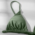 thumbnail image 4 of Women's 2 Piece Floral Print Halter Neck Tie Bikini Set Triangle String Thong Swimsuit Summer Bathing Suits for Women, 4 of 7