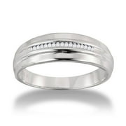 1/6 Carat Baguette Diamond Men's Band