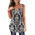 thumbnail image 2 of EKOUSN Womens Casual Sleeveless Camis Tank Tops Loose Fit Cute Tunic Pleated Fashion Shirts, 2 of 5