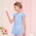 thumbnail image 3 of Kiijoy Newborn Girls Ballet Dance Dress Leotard Sequins Flutter Sleeve Princess Dress, 3 of 3