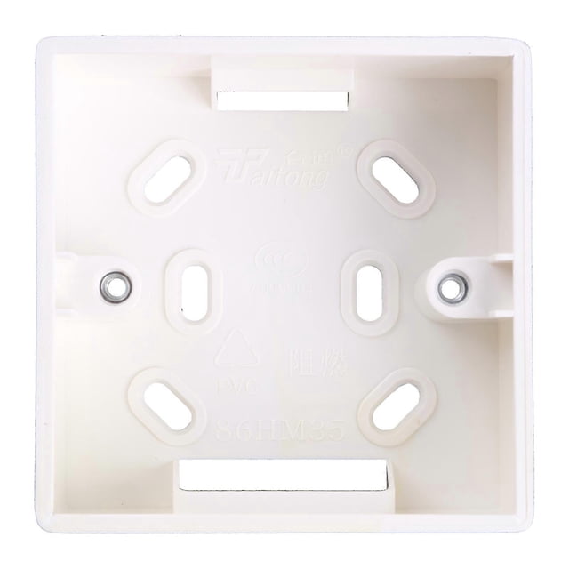 Caja de interruptores de pared tipo 86, caja de conexiones empotrada para interruptor de atenuación táctil