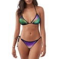 thumbnail image 1 of Fotbe Northern Lights Traje de Baño para Mujer de Dos Piezas – Bikini Sexy de Tirantes Tipo Halter con Diseño Triangular, 1 of 6