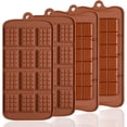 thumbnail image 1 of 4 Pack Molde de Silicona para Tabletas de Chocolate, Multifunción y Antiadherente, 1 of 4