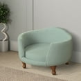 thumbnail image 2 of HomePop Decorative Pet Bed Curved Mini Love Seat for Small Dog (18" x 22" x 12"), 2 of 2
