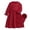 Red, variant on Girls Elegant Abaya Hijab Set Long Sleeve Ruffle Prayer Dress with Matching Scarf Modest Wear for Occasions,18-24 Months
