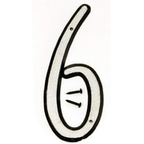 HY-KO Products 30606 6 Number, 4 Inch, Reflective