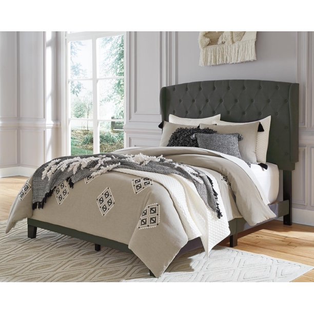 Signature Design by Ashley Vintasso Charcoal Wingback ...