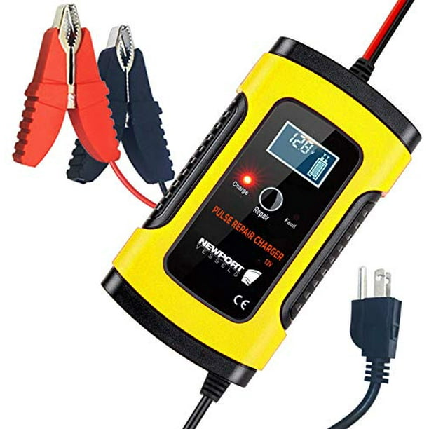 Newport Vessels 12v Smart Battery Charger With Pulse Repair Technology Yellow Walmart Com Walmart Com