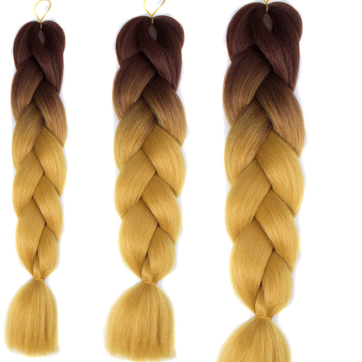 24" Ombre Rainbow Xpression Jumbo Kanekalo Braiding Hair Extensions