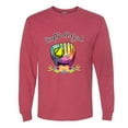 thumbnail image 2 of Wild Bobby, Colorful Softball Girl, Sports, Men Long Sleeve Shirt, Vintage Heather Red, X-Large, 2 of 5