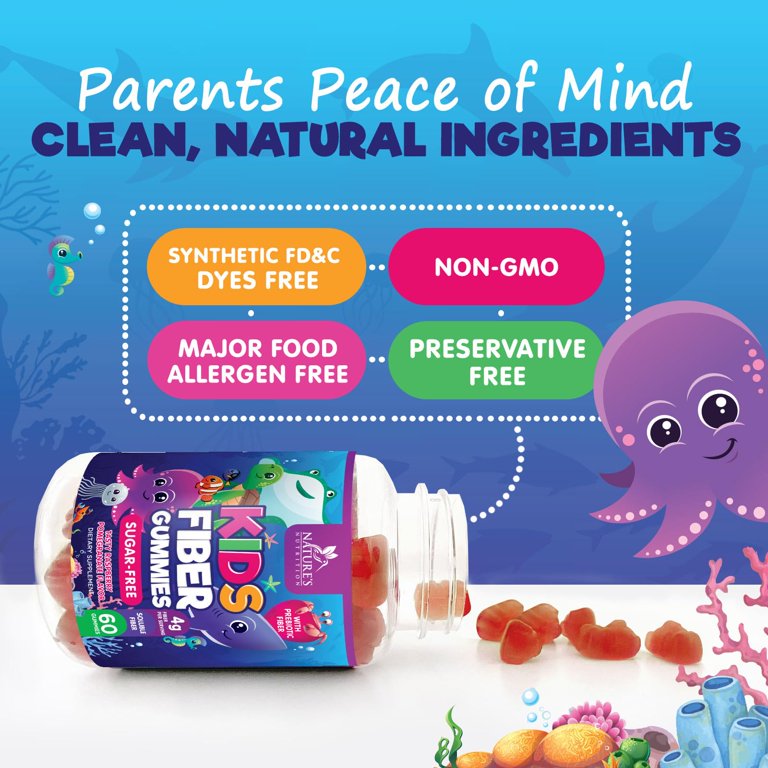 Mannatech Mighty Bears Gummies - Sugar-Free Immune & Gut Health Support For Kids 4+ (120 Count)