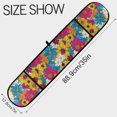 thumbnail image 3 of Dailycode Double Sided Oven Mitt with Loop Heat Resistant Kitchen Long Potholders 7" x 35" Colorful Daisies Chrysanthemums Flowers, 3 of 6