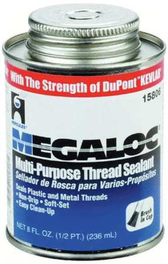HERCULES 15806 Thread Sealant,8 fl. oz.,White