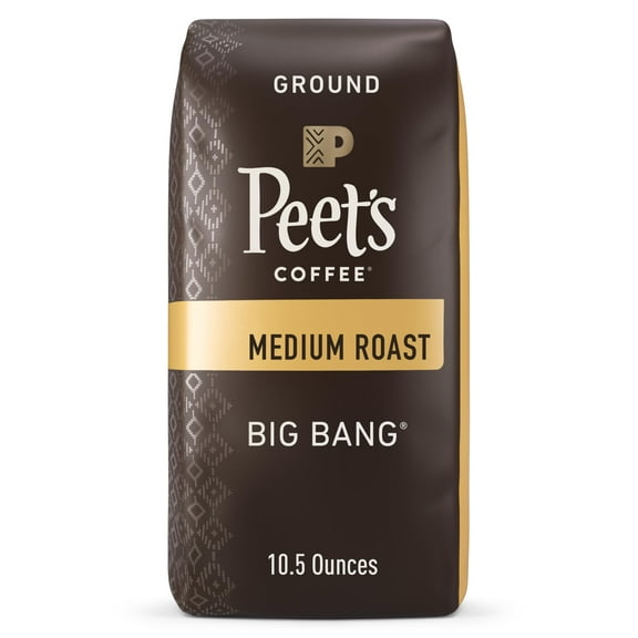 2X - Peet,S Coffee, Medium Roast Ground Coffee - Big Bang 10.5 Ounce Bag