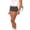 Dark Grey, variant on Women Mini Shorts Solid Color Ruched Low Rise Tight Shorts Casual Booty Shorts Summer Streetwear