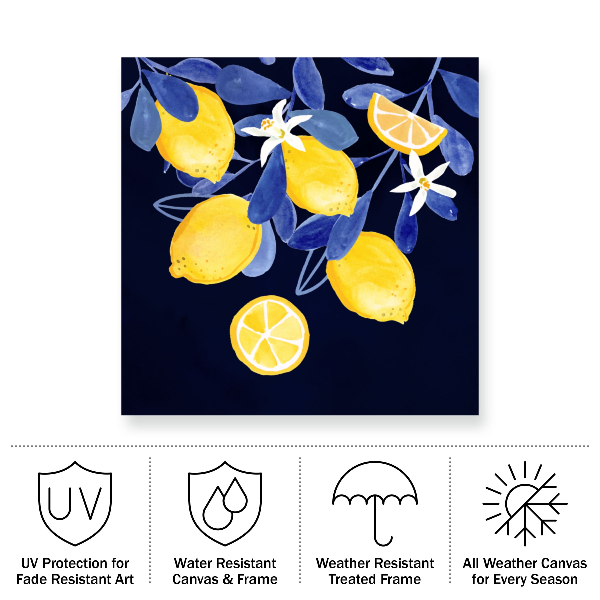 Victoria Borges 'Fresh Fruit V' Outdoor Canvas