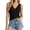 Black, variant on Krdevn Women Solid Sleeveless V Neck Wrap Tank Top Casual Slim Fit Daily Summer Blouse,Black