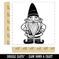 thumbnail image 2 of Garden Gnome Self-Inking Rubber Stamp Ink Stamper - Blue Ink - Large 1-1/2 Inch, 2 of 7