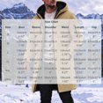 thumbnail image 4 of Mens Winter Coats Plus Size Mens Jackets Men's Solid Winter Thickened Jacket Windproof Quilted Coat Multi - Pocket Long Sleeve Padded Outerwear, L-4XL, 4 of 9