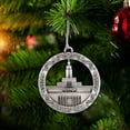 thumbnail image 3 of Draper Temple Utah Antique Silver Ornament by Ringmasters, 3 of 3