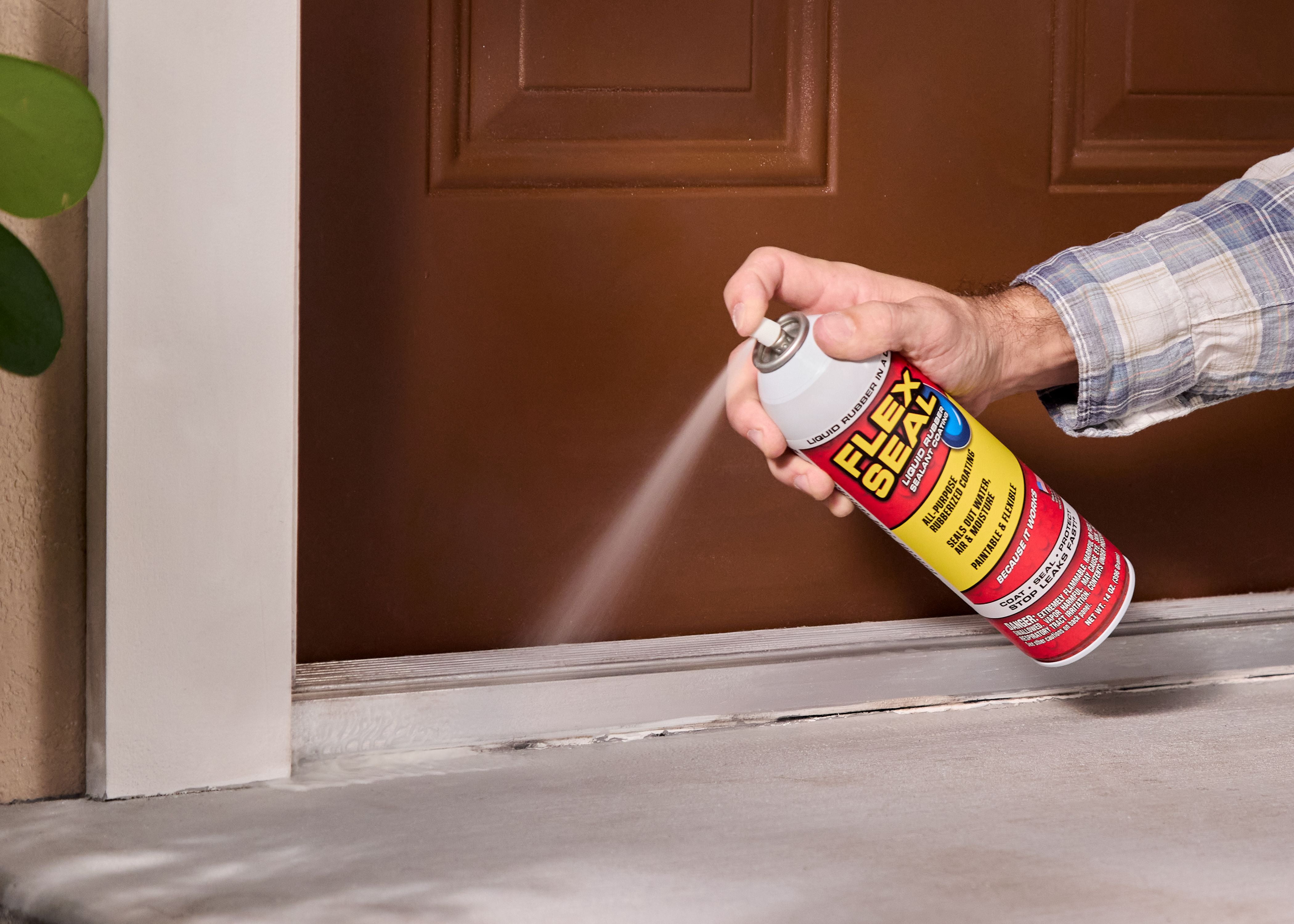 Flex Seal Clear MAX Aerosol Liquid Rubber Sealant Coating, 17 oz
