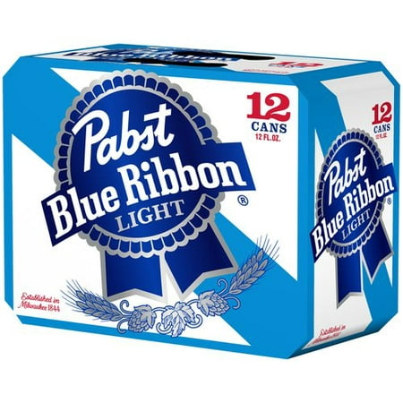 Pabst Blue Ribbon Light Beer, 12 fl oz, 12 pack