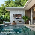 thumbnail image 6 of Sylvox 75 inch Outdoor Smart TV, 2000 Nits 4K UHD HDR 10 IP56 Waterproof Google Television with Dolby Atmos, Voice Remote,Chromecast, Pool Pro 3.0, 6 of 13