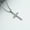 Silver color, variant on 14K Yellow Gold Jesus Cross Pendant Necklace with  Forever Eternity Reignitions Amulet Jewelry B360