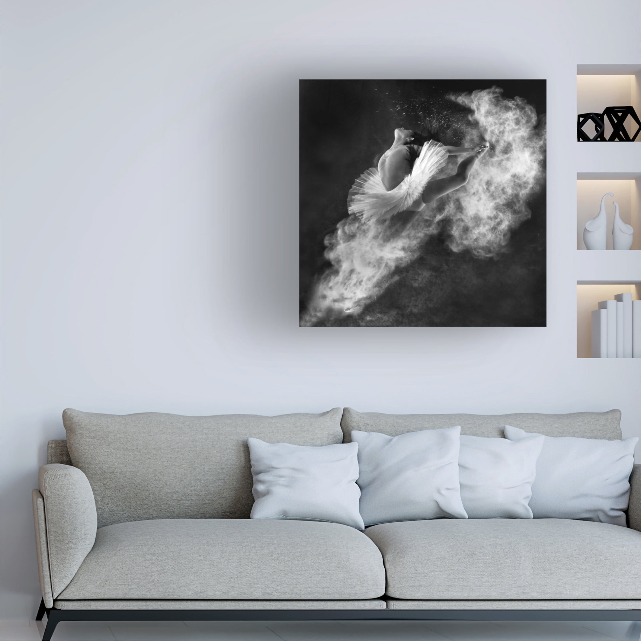 Antonyus Bunjamin 'Down To Earth' Canvas Art - 18 x 18 Inches