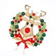 thumbnail image 3 of Yuarrent Decorado Árbol de Navidad Botas de Papá Noel Muñeco de nieve Campana Broche Bufanda Collar Solapa Broche de Navidad Regalo de niña Kits de decoración para fiestas No.89 Yuarrent JR0793-89, 3 of 6
