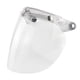 thumbnail image 1 of Visera protectora Bubble 3 Snap para cascos de motocicleta abiertos Visera para casco Protector facial Claro, 1 of 9
