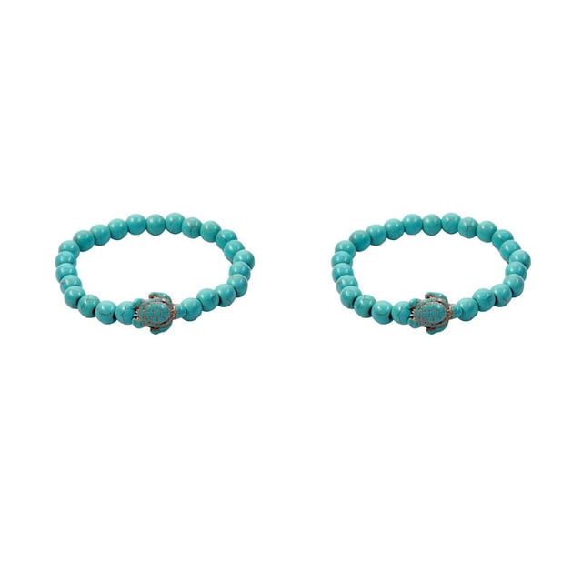 Guardurnaity de tortuga , joyería exquisita de turquesa, piedra Natural duradera, accesorio de moda, pulseras de amistad, regalos para mejores Type6 NO6