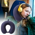 thumbnail image 5 of Meitianfacai Travel Essentials, Soft Breathable Comfortable Memory Neck Pillow, Detachable Easy to Clean with Button, Lightwight and Easy To Carry, 5 of 5