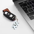 thumbnail image 6 of Naloa Sea Turtle Print Keyfob with Split Key Ring and Print Labels, Key Labels Key Chain Tags, Luggage Tags, Car Key Chain Ring Keyfob Gift, 6 of 7