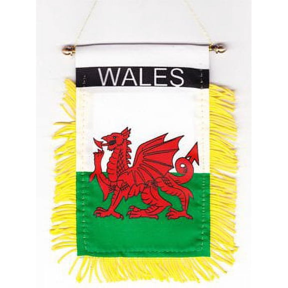 Wales Window Hanging Flag