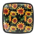 thumbnail image 1 of 4 Pcs Square Cabinet Handle Cupboard Knob Drawer Pulls Handle Sunflower Drawer Knobs with Screws Furniture Decoration, 1 of 5