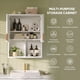 thumbnail image 3 of Gabinete de Baño con Almacenamiento, Organizador para Toallas y Cosméticos Pinmoco B-BWHT, 3 of 7