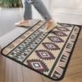 thumbnail image 4 of Beige Geometric Diamond Sun Pattern Door Rugs,Washable Non Slip Door Mats Indoor,Decorative Door Mats,Entry Mat Indoor for Entrance,Bedroom,Kitchen,Bathroom,30"x17", 4 of 6