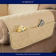 thumbnail image 5 of Subrtex Reversible Sofa Slipcover Quilted Couch Cover,XL Chair,Sand, 5 of 6