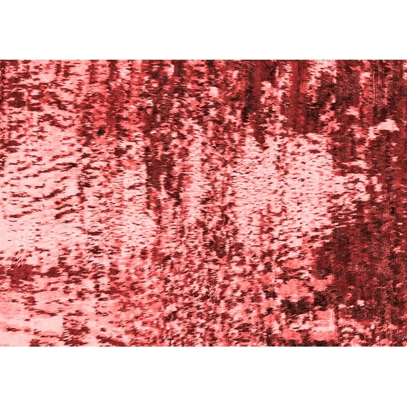 Ahgly Company Machine Washable Indoor Rectangle Abstract Red Modern Area Rugs, 5' x 8'