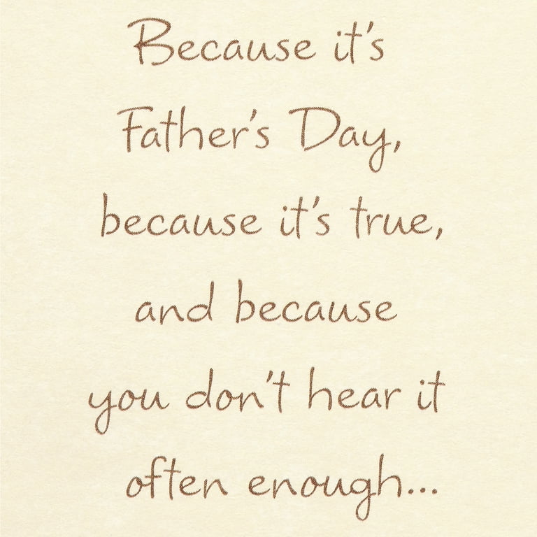 American Greetings Father's Day Card (You're Loved)