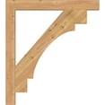 thumbnail image 3 of Ekena Millwork 3 1/2"W x 34"D x 38"H Merced Block Smooth Bracket, Western Red Cedar, 3 of 4