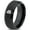 Black Bevel Tungsten, variant on Tungsten Utah The Beehive State Band Ring 8mm Men Women Comfort Fit Gray Flat Cut Brushed Polished