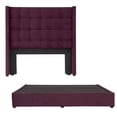 thumbnail image 1 of Box Base Cama King Size + Cabecera Titan Morado, 1 of 8