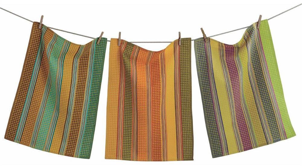 Jardin Waffle Weave Kitchen Towels - Set of 3 - Walmart ...