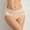 2-Beige, variant on REORIAFEE Underwear for Women Briefs Cotton Mid Waist Briefs Strech Breathable Panties Soft Comfy Underwear Lingerie Beige L
